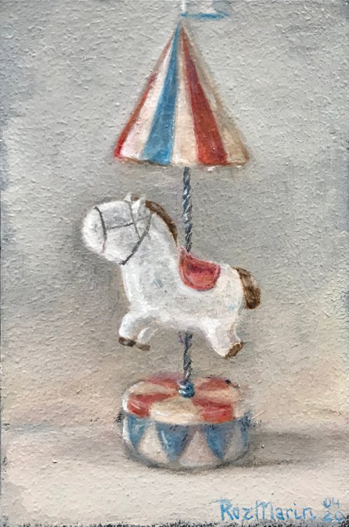 Circus Pony miniatures collection Old Toy by Marina Deryagina