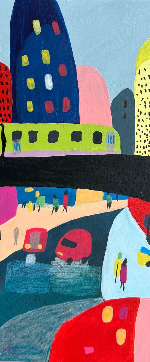 Minimalist Cityscape by Sasha Robinson