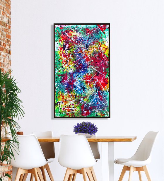 FIREWORK,  3D,  L,  framed