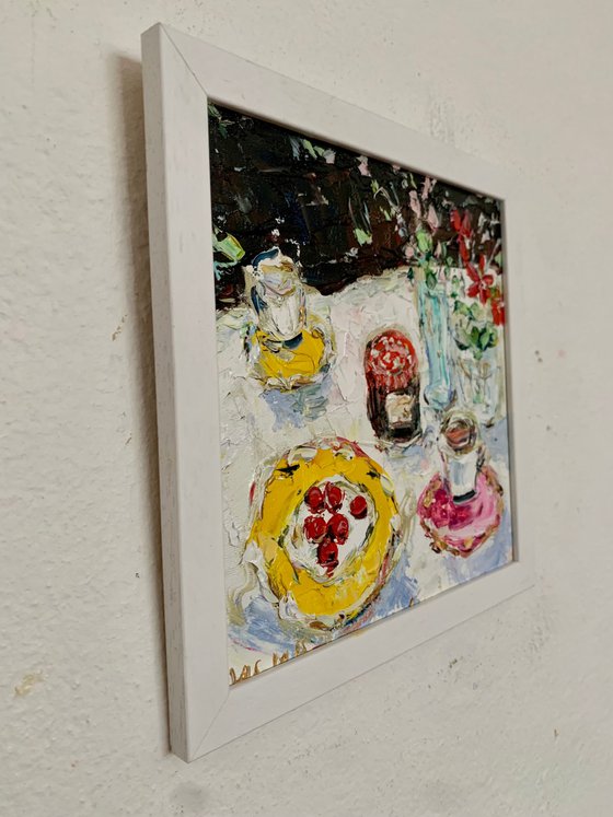 Summer still life in the garden