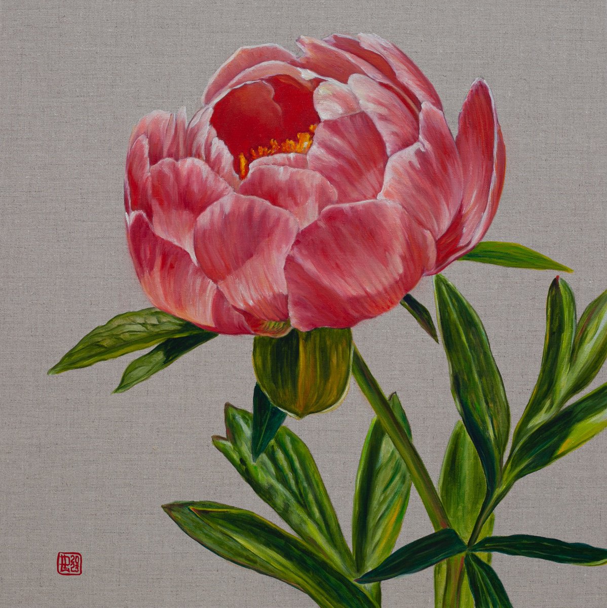 Peony by Liudmila Pisliakova