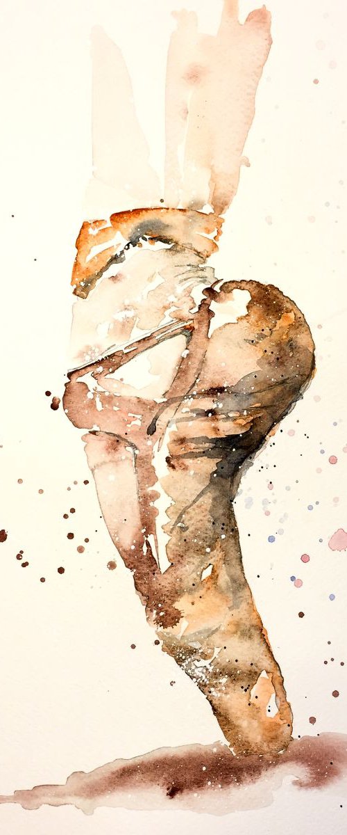 Pointe shoe by Victor de Melo