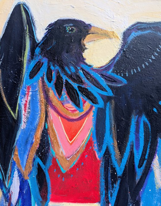 Raven charts the course.