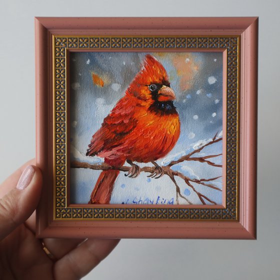 Cardinal Bird Framed Artwork