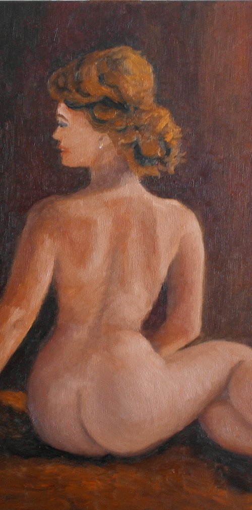 The Girl With The Apple by Juri Semjonov