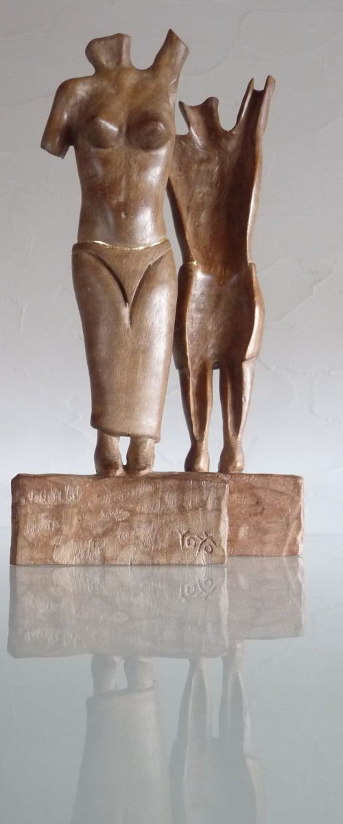 Norfetete and Echnaton by Roland Köpfer