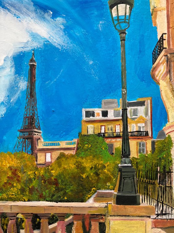 Bright And Sunny Paris In The Afternoon