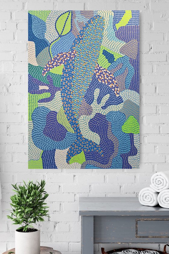 Whale in Mosaic Sea 2