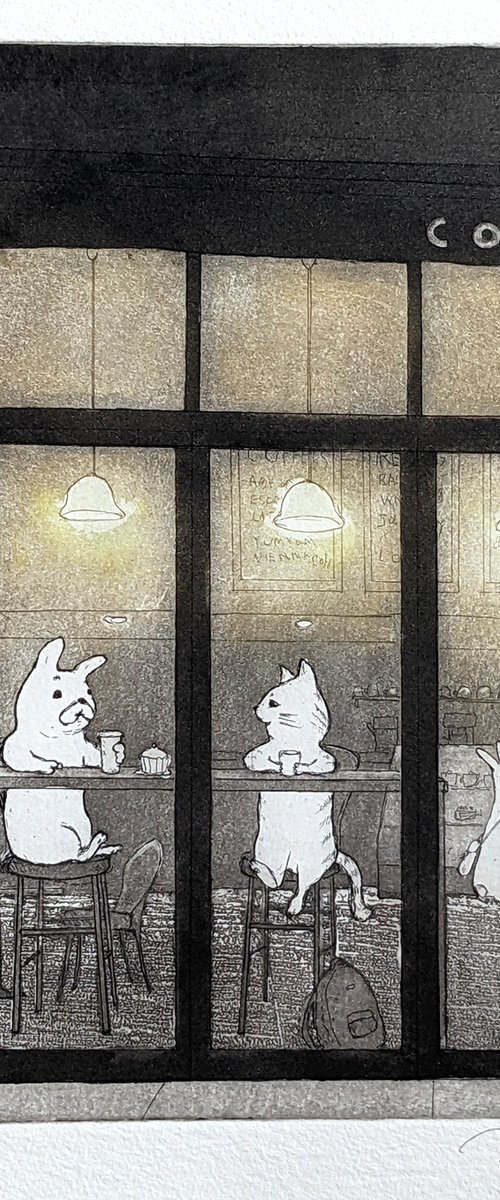 Coffee break by Mariko Kuzumi