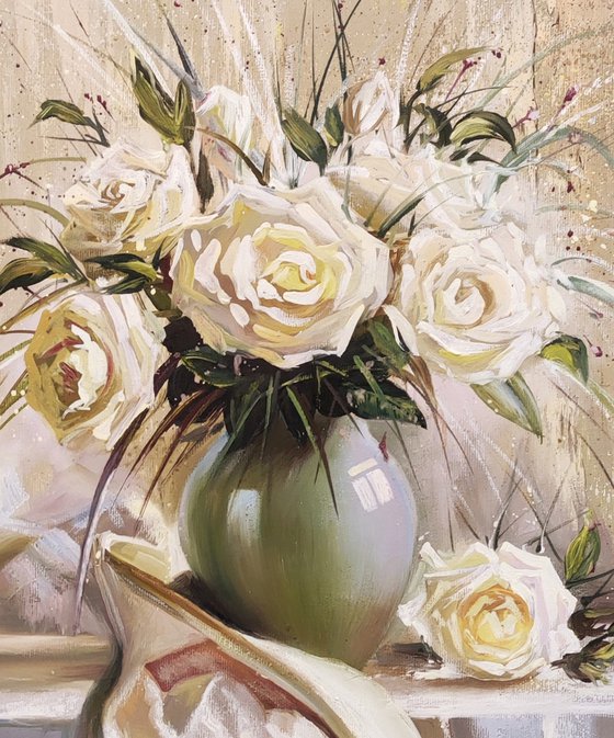 Bouquet of White Roses