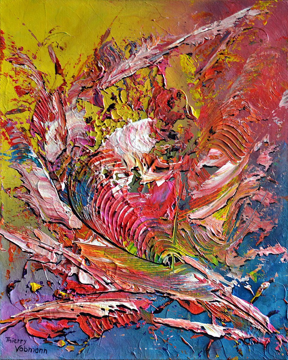 Romantic Feelings By Thierry Vobmann. Abstract ., 13 X 16, Artwork For Sale On Artfinder