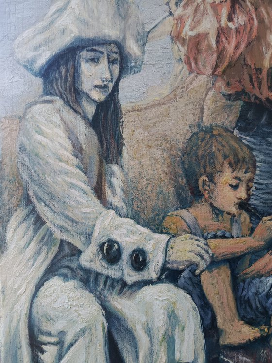 working on a country lane