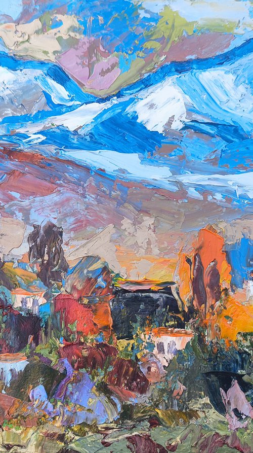 Colors of the Mountain Village by Sergey Arustamyan