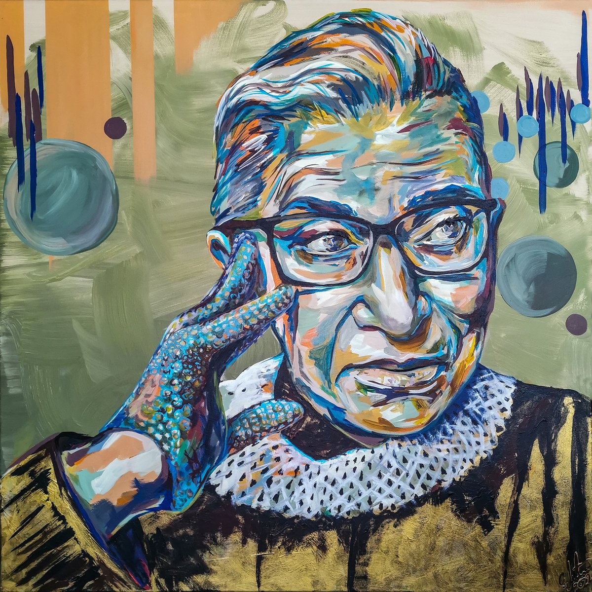 Urban And Pop Acrylic Painting , Feminism By Carographic By Carolyn Mielke, 39 X 39, Artwork For Sale On Artfinder
