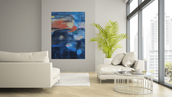 composition with gold and orange