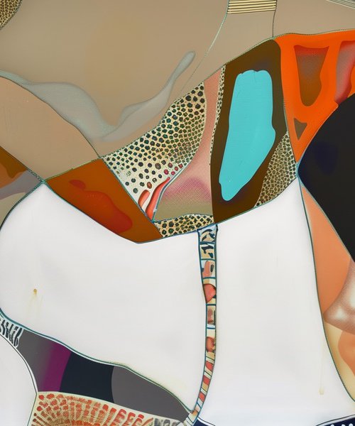 Geometric abstraction #10 by V+V Kniazievi