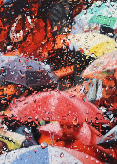 Umbrellas by Volodymyr Melnychuk