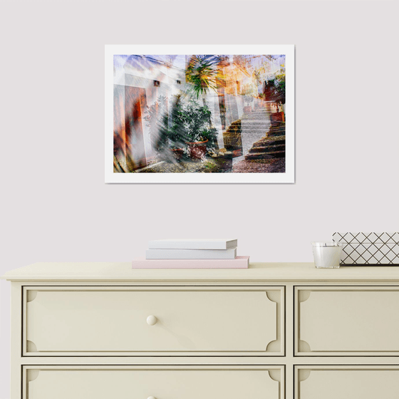 Spanish Streets 13. Abstract Multiple Exposure photography of Traditional Spanish Streets. Limited Edition Print #1/10