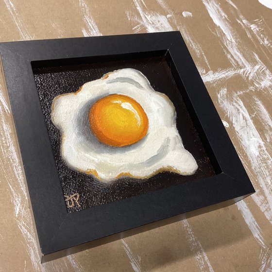 Little fried egg still life