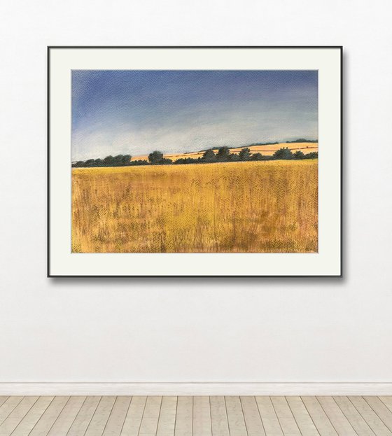 Norfolk Fields - Landscape Art