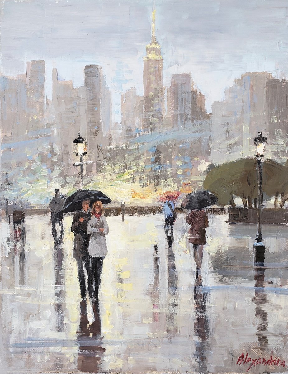 Love Couple. New York. By Irina Alexandrina, 11 X 14, Artwork For Sale On Artfinder