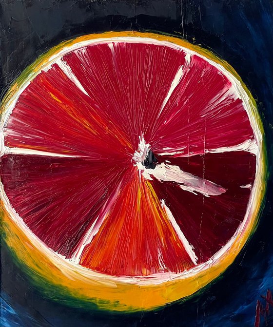 Sicilian orange, 50x60 cm