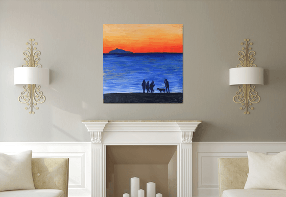 Sunset on the beach