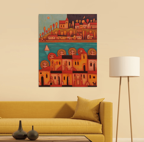 Town by the river