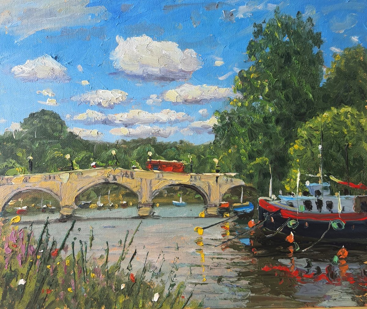 Richmond Bridge,London by Roberto Ponte