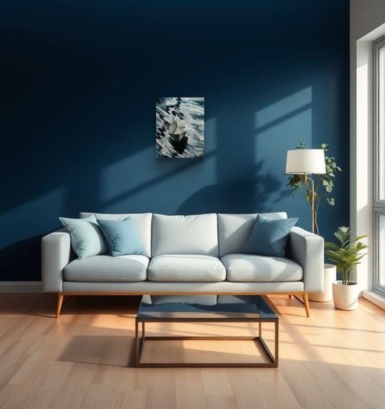 Paper boat of thoughts