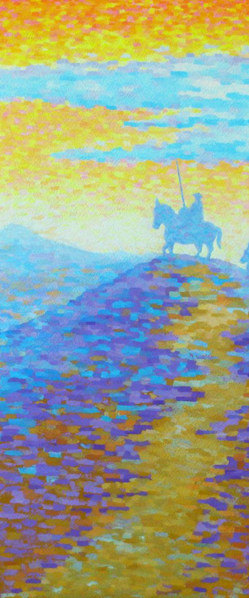 Don Quijote Y Sancho by Marcelo Villacrés