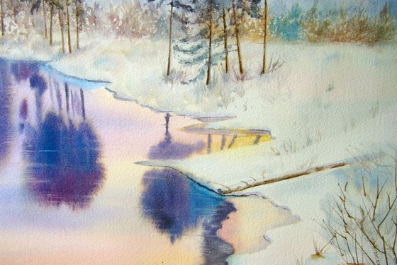 Winter lake