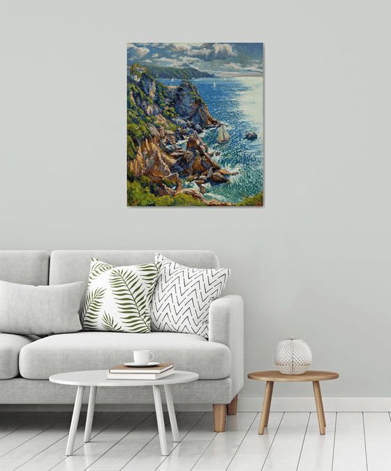 Morning by the coast