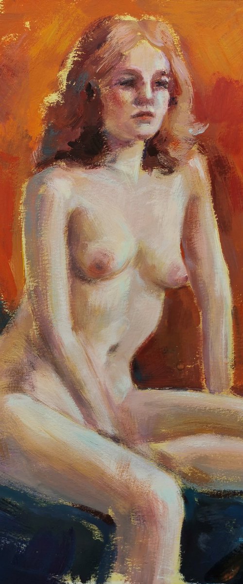 Nude sketch 5 by Akelina