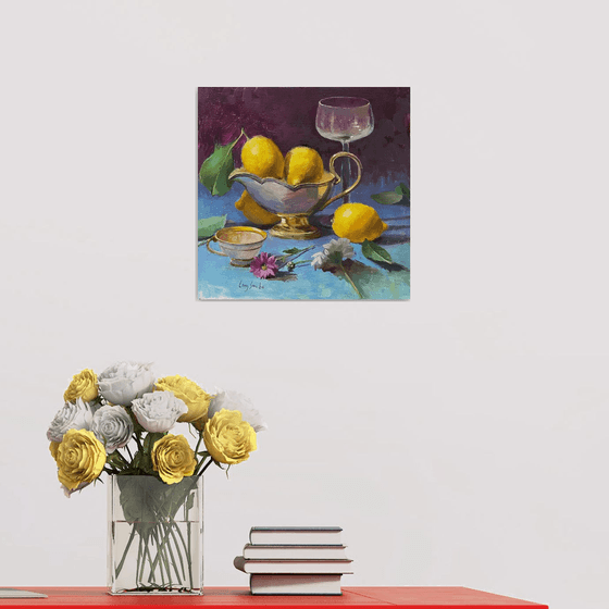 Lemon with Still Life