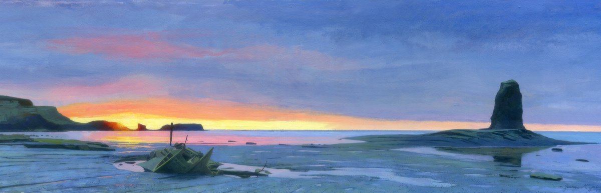 ’Saltwick Bay Sunset’ by James McGairy