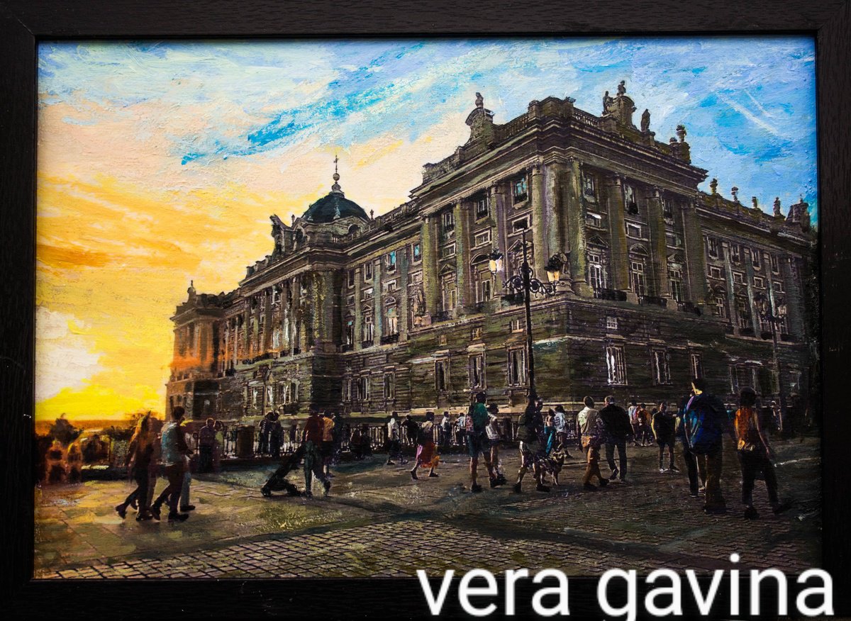 Atardecer en el Palacio real by Vera Gavina