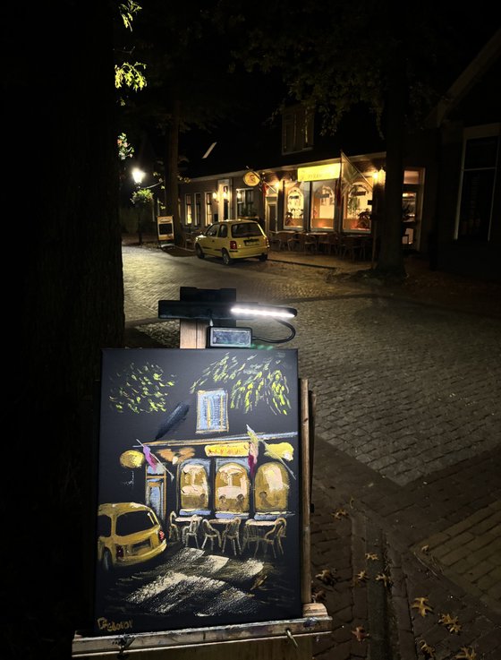 Night Glow in Dalen. PleinAir