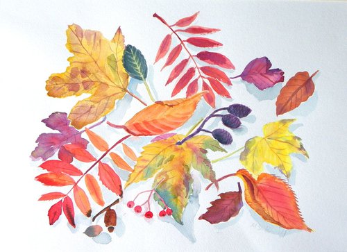 Autumn Leaves by Mary Stubberfield