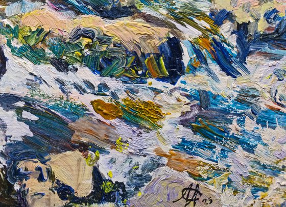 Mountain River Charnali, Georgia – Diptych
