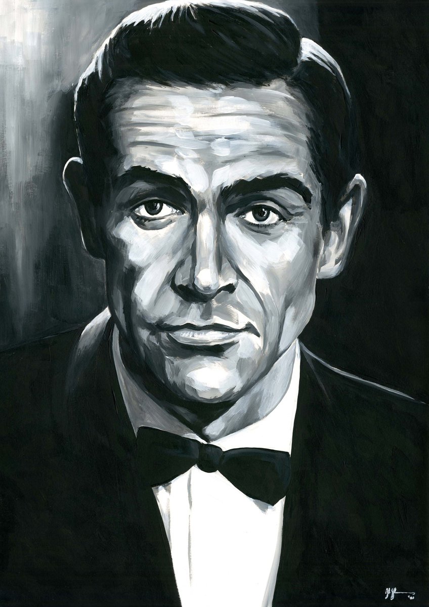 Sean Connery - James Bond 007 by Alex Stutchbury