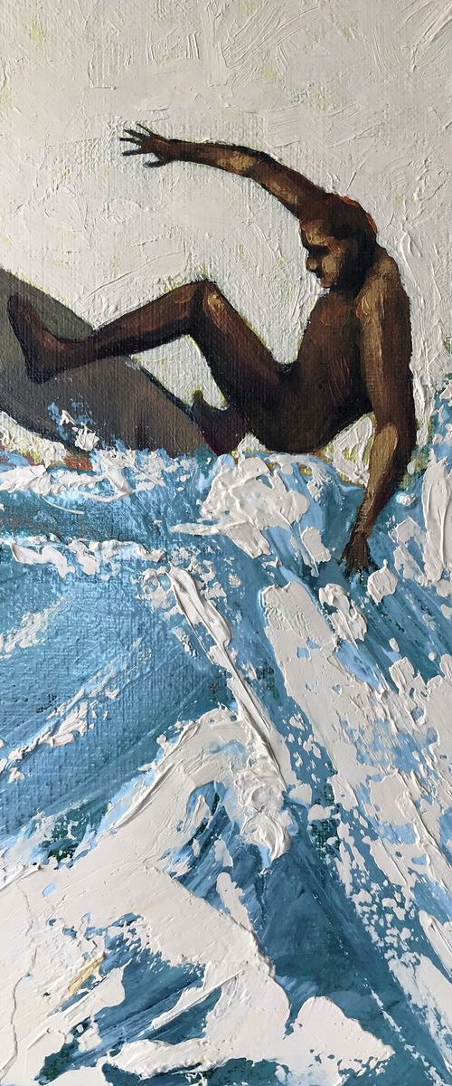 Second chance surfer by Romuald Mulk Musiolik