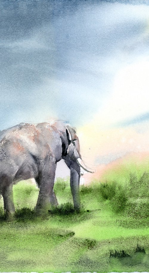 Into the Open by Olga Tchefranov watercolor