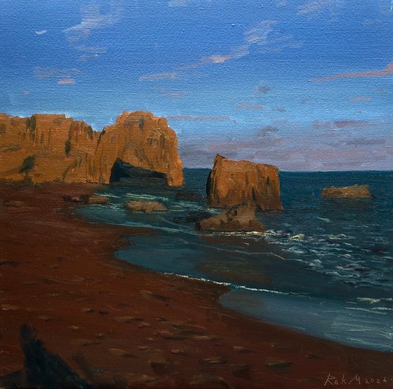 Evening on the shore