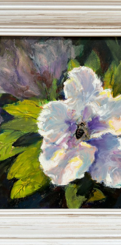 Bee On Azalea Flower by Tatyana Fogarty