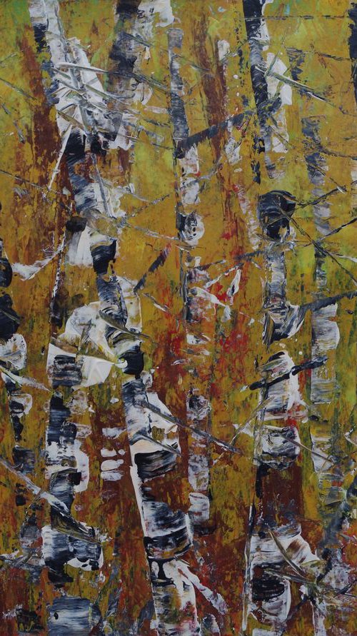 Colours of forest - sienna by Beta Sudnikowicz
