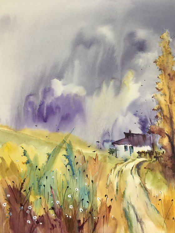 Watercolor "Autumn”