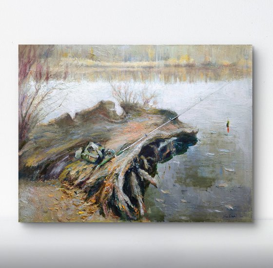 Appeasement on the river. Fishing