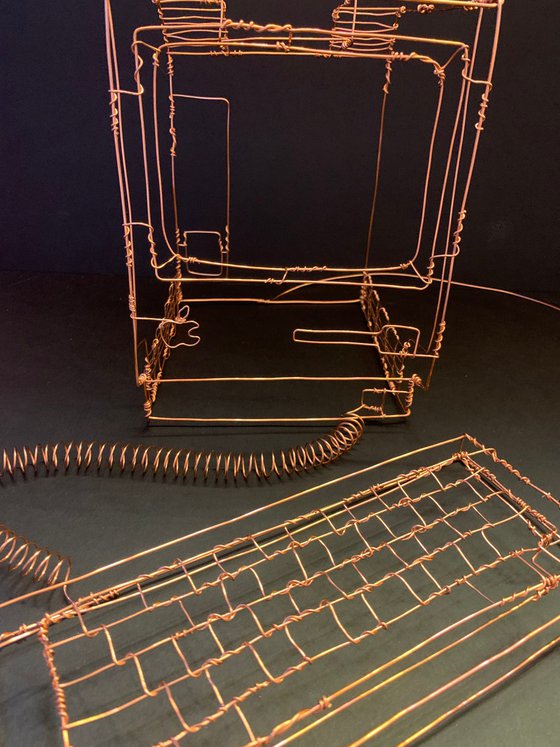 Apple Mac Computer Sculpture