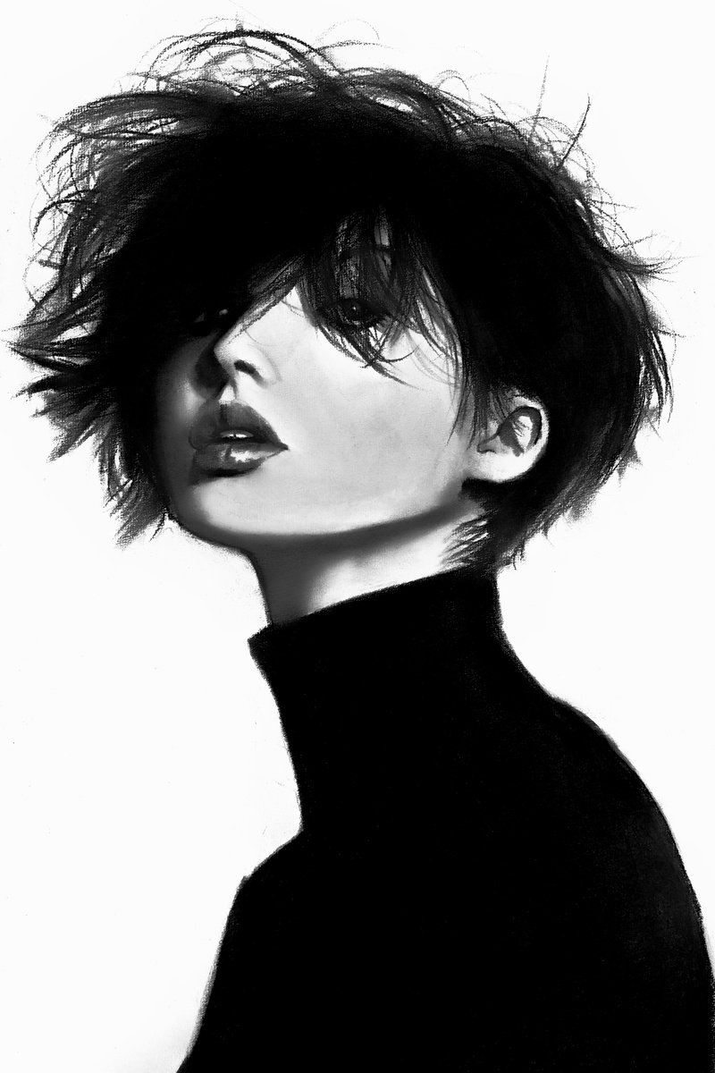 Illustrative Charcoal Drawing , Unfixed By Denny Stoekenbroek, 13 X 20, Artwork For Sale On Artfinder
